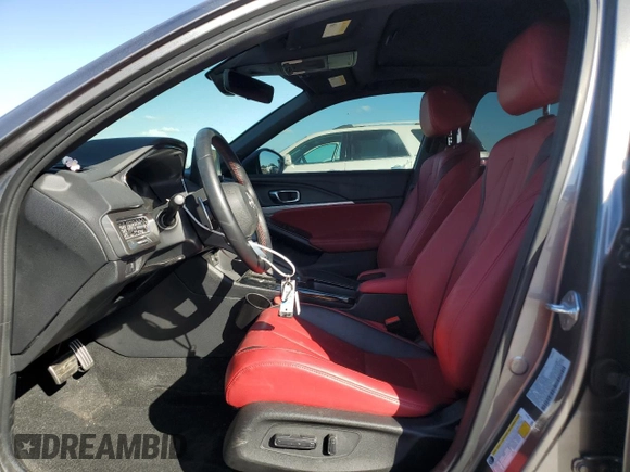2023 Acura Integra w/A-Spec Package with VIN 19UDE4H37PA025945, listed as a Copart auction lot 77955164 with 24,245 mi miles and Salvage title. Bid and sale history available at DreamBid. Image 7.