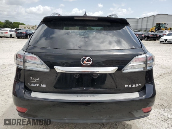 2010 Lexus RX 350 with VIN JTJZK1BA8A2401361, listed as a Copart auction lot 60105585 with 137,971 mi miles and Clean title. Bid and sale history available at DreamBid. Image 6.