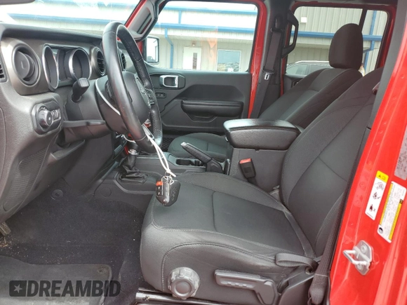 2018 Jeep Wrangler Unlimited Sport с VIN 1C4HJXDG0JW197511, выставлен на аукционе Copart как лот 57361775 с пробегом 95 830 миль миль и Списание • Salvage title. История ставок и продаж доступна на DreamBid. Изображение 7.
