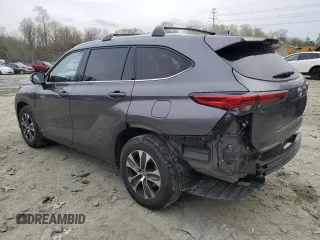 2021 Toyota Highlander Hybrid XLE z VIN 5TDGBRCH3MS530576, wystawiony jako Copart lot #51135275 z przebiegiem 145 084 mil mil oraz Szkoda całkowita • Salvage title. Historia ofert i sprzedaży dostępna na DreamBid. Obrazek 2.