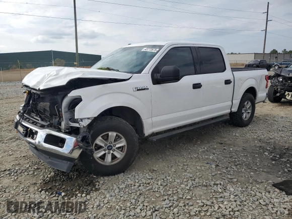 2018 Ford F-150 XL with VIN 1FTEW1CB8JFC30701, listed as a Copart auction lot 43772675 with 109,440 mi miles and Salvage Title. Bid and sale history available at carsss.com. Image 1.