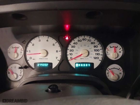 2005 Dodge Ram 1500 SLT with VIN 1D7HA18D45S346888, listed as a IAAI auction lot 41420097 with 279,202 mi miles. Bid and sale history available at carsss.com. Image 7.