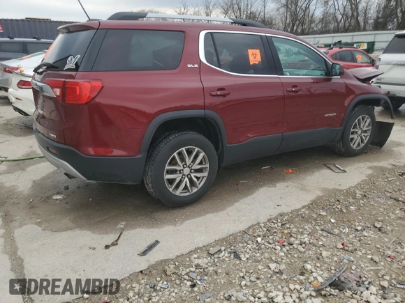 2018 GMC Acadia SLE with VIN 1GKKNSLA7JZ222059, listed as a Copart auction lot 53803435 with 97,704 mi miles and Non Repairable. Bid and sale history available at carsss.com. Image 3.