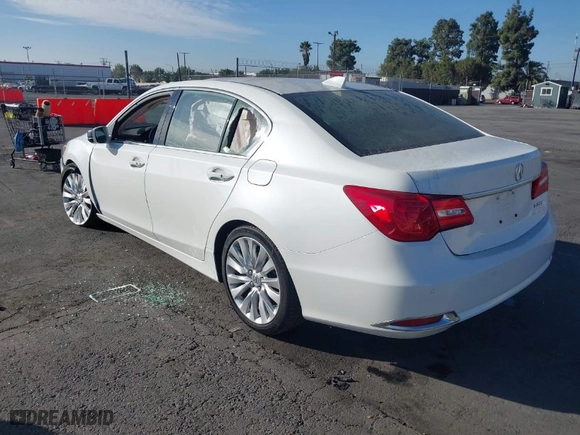 2014 Acura RLX Advance Pkg with VIN JH4KC1F93EC007718, listed as a IAAI auction lot 41622363 with 66,130 mi miles. Bid and sale history available at carsss.com. Image 3.