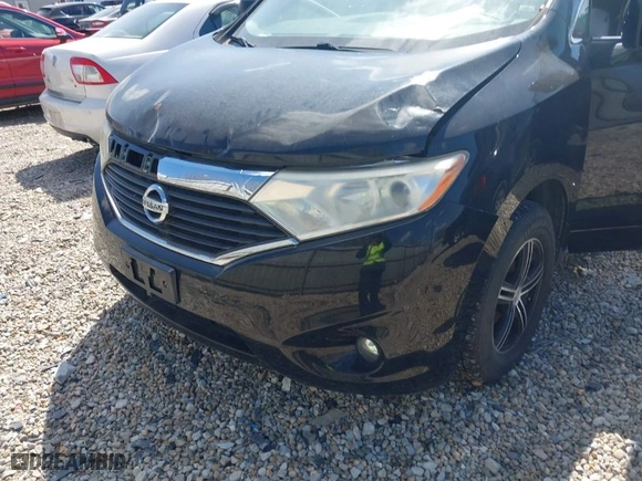 2012 Nissan Quest SL with VIN JN8AE2KP2C9036160, listed as a IAAI auction lot 41909043 with 172,000 mi miles. Bid and sale history available at carsss.com. Image 6.