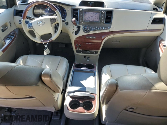 2011 Toyota Sienna XLE with VIN 5TDDK3DC6BS009464, listed as a Copart auction lot 49495975 with 112,873 mi miles and Salvage Title. Bid and sale history available at carsss.com. Image 8.