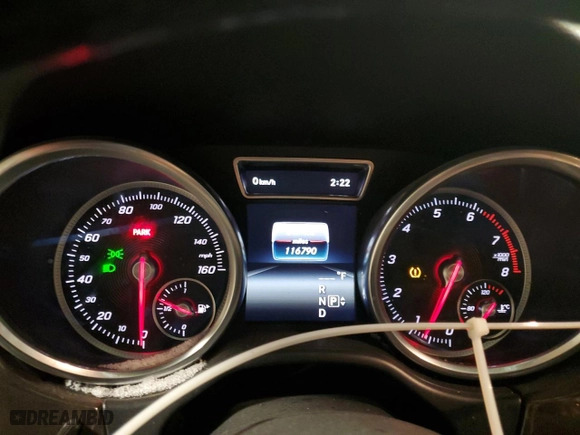 2016 Mercedes-Benz GLE with VIN 4JGDA5HB6GA693903, listed as a Copart auction lot 89153685 with NaN miles and Salvage Title. Bid and sale history available at carsss.com. Image 9.
