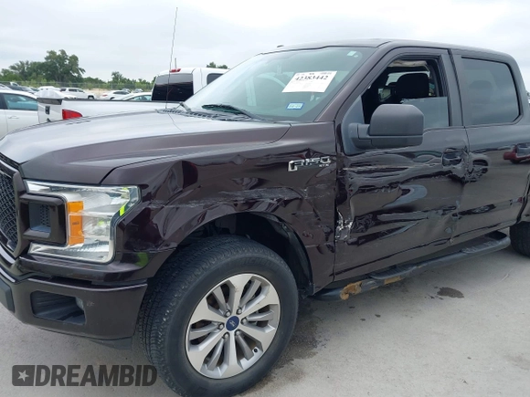 2018 Ford F-150 XL with VIN 1FTEW1CPXJKD65746, listed as a IAAI auction lot 42383442 with 80,171 mi miles and . Bid and sale history available at DreamBid. Image 6.