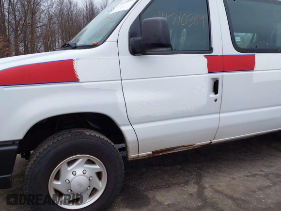 2008 Ford Econoline Cargo Commercial with VIN 1FTNS24W68DA45250, listed as a IAAI auction lot 41710309 with 240,564 mi miles and . Bid and sale history available at DreamBid. Image 12.