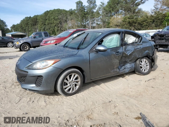 2012 Mazda 3 i Grand Touring with VIN JM1BL1W86C1661520, listed as a Copart auction lot 54296935 with Not provided miles and Salvage title. Bid and sale history available at DreamBid. Image 1.