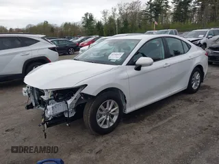 2025 Toyota Camry LE с VIN 4T1DBADK5SU522109, выставлен на аукционе IAAI как лот 42220850 с пробегом 298 миль миль и . История ставок и продаж доступна на DreamBid. Изображение 20.
