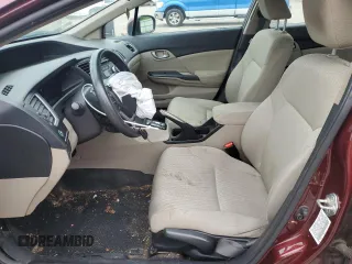 2015 Honda Civic LX with VIN 19XFB2F55FE277908, listed as a Copart auction lot 59077815 with 115,365 mi miles and Salvage title. Bid and sale history available at DreamBid. Image 7.