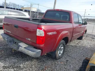 2005 Toyota Tundra SR5 with VIN 5TBET34145S484432, listed as a IAAI auction lot 41751339 with 1 mi miles. Bid and sale history available at carsss.com. Image 4.