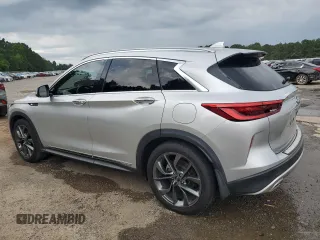 2019 Infiniti QX50 Essential with VIN 3PCAJ5M19KF119204, listed as a Copart auction lot 60283835 with 91,949 mi miles and Clean title. Bid and sale history available at DreamBid. Image 2.