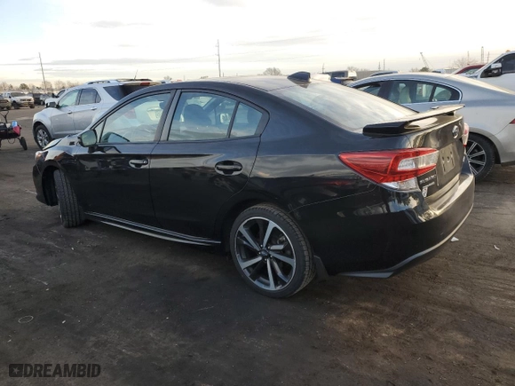 2020 Subaru Impreza Sport with VIN 4S3GKAL60L3612118, listed as a Copart auction lot 86331004 with 52,783 mi miles and Salvage Title. Bid and sale history available at carsss.com. Image 2.