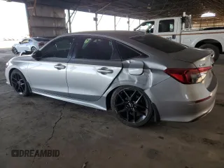 2022 Honda Civic Sport with VIN 2HGFE2F58NH600876, listed as a Copart auction lot 46548615 with 73,806 mi miles and Salvage Title. Bid and sale history available at carsss.com. Image 2.