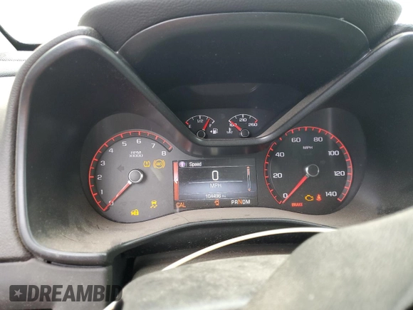 2016 GMC Canyon 2WD SLE with VIN 1GTG5CE35G1256661, listed as a Copart auction lot 82244644 with 104,496 mi miles and Clean Title. Bid and sale history available at carsss.com. Image 9.
