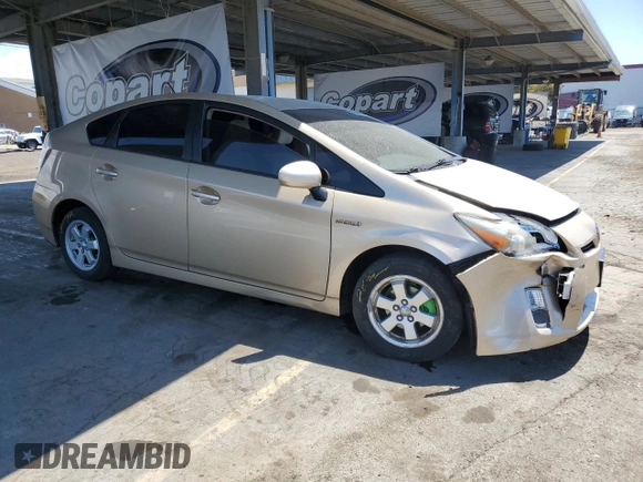 2010 Toyota Prius II with VIN JTDKN3DUXA1111546, listed as a Copart auction lot 56607215 with 219,146 mi miles and Salvage Title. Bid and sale history available at DreamBid. Image 4.