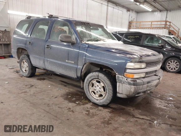 2002 Chevrolet Tahoe LT z VIN 1GNEK13ZX2J181158, wystawiony jako IAAI lot #41529179 z przebiegiem 156 505 mil mil oraz . Historia ofert i sprzedaży dostępna na DreamBid. Obrazek 1.