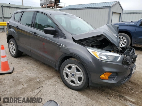 2017 Ford Escape S with VIN 1FMCU0F7XHUC34314, listed as a Copart auction lot 55633695 with Not provided miles and Salvage title. Bid and sale history available at DreamBid. Image 4.