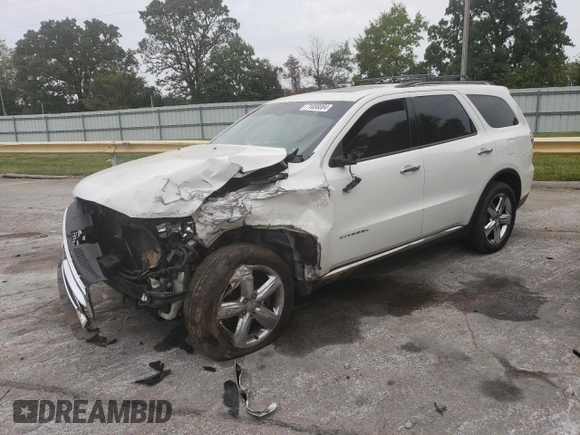 2011 Dodge Durango Citadel with VIN 1D4RD5GG4BC711295, listed as a Copart auction lot 71058884 with 208,639 mi miles and Salvage title. Bid and sale history available at DreamBid. Image 1.