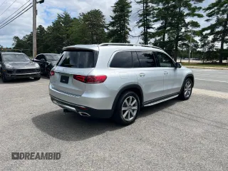 2021 Mercedes-Benz GLS 450 with VIN 4JGFF5KEXMA410816, listed as a Copart auction lot 65096815 with 157,958 mi miles and Clean title. Bid and sale history available at DreamBid. Image 4.