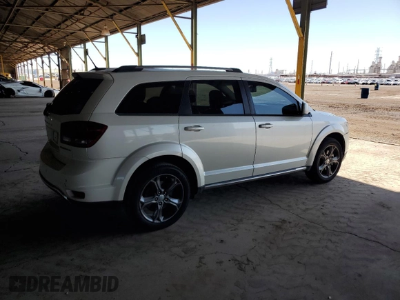 2015 Dodge Journey Crossroad with VIN 3C4PDCGG9FT631347, listed as a Copart auction lot 53991675 with 77,084 mi miles and Salvage Title. Bid and sale history available at DreamBid. Image 3.