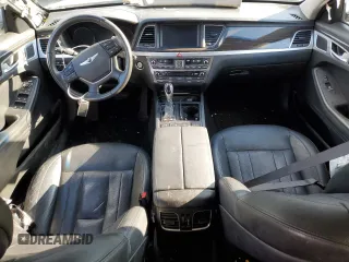 2017 Genesis G80 3.8L with VIN KMHGN4JE2HU211363, listed as a Copart auction lot 47170105 with 142,800 mi miles and Salvage Title. Bid and sale history available at carsss.com. Image 8.