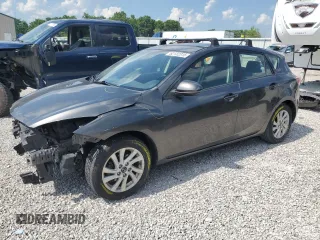 2013 Mazda 3 i Touring with VIN JM1BL1L70D1821551, listed as a Copart auction lot 62132315 with 164,989 mi miles and Salvage title. Bid and sale history available at DreamBid. Image 1.