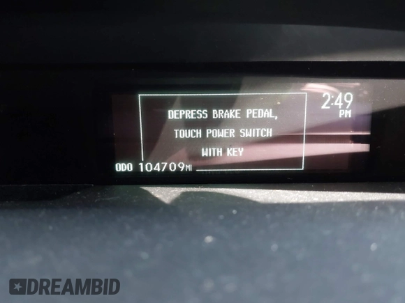 2012 Toyota Prius One with VIN JTDKN3DU0C5436363, listed as a IAAI auction lot 41661210 with 104,709 mi miles. Bid and sale history available at carsss.com. Image 7.
