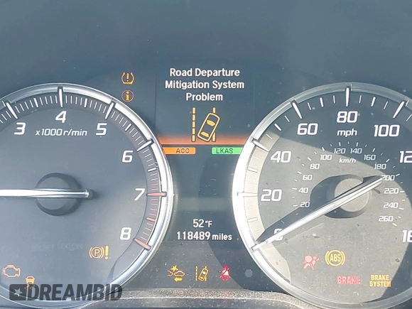 2018 Acura MDX with VIN 5J8YD3H30JL002307, listed as a IAAI auction lot 41366353 with 118,489 mi miles and . Bid and sale history available at carsss.com. Image 16.