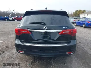 2015 Acura MDX Tech Pkg with VIN 5FRYD4H48FB009138, listed as a IAAI auction lot 41497082 with 124,837 mi miles. Bid and sale history available at carsss.com. Image 16.