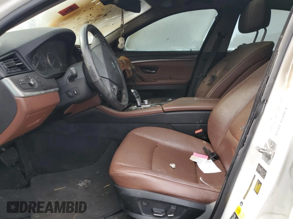 2012 BMW 5 Series 528i xDrive with VIN WBAXH5C58CDW04403, listed as a Copart auction lot 47270655 with Not Provided miles and Salvage Title. Bid and sale history available at DreamBid. Image 7.
