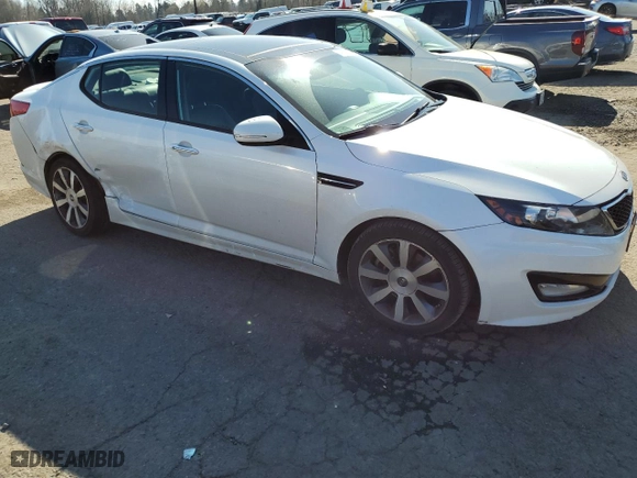 2012 Kia Optima SX with VIN 5XXGR4A67CG053537, listed as a Copart auction lot 48075465 with 172,729 mi miles and Salvage Title. Bid and sale history available at carsss.com. Image 4.