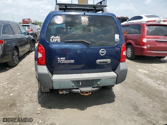 2006 Nissan Xterra X with VIN 5N1AN08W66C540583, listed as a Copart auction lot 56379584 with 198,782 mi miles and Salvage Title. Bid and sale history available at carsss.com. Image 6.