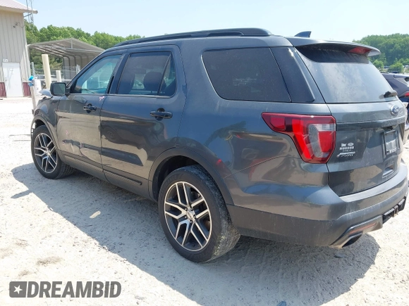 2017 Ford Explorer Sport z VIN 1FM5K8GT3HGB53095, wystawiony jako IAAI lot #42427164 z przebiegiem 120 362 mil mil oraz . Historia ofert i sprzedaży dostępna na DreamBid. Obrazek 3.