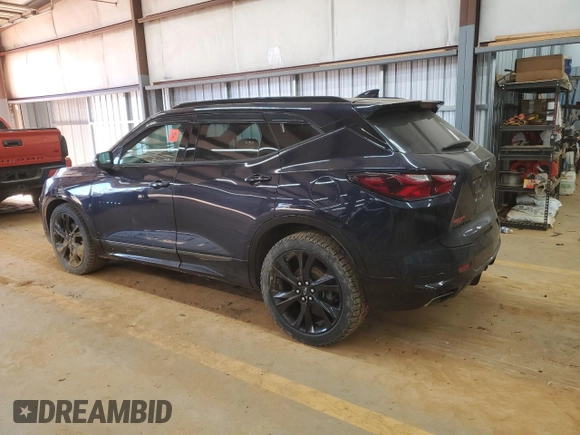 2020 Chevrolet Blazer RS with VIN 3GNKBKRS2LS567270, listed as a Copart auction lot 46667955 with Not provided miles and Salvage title. Bid and sale history available at DreamBid. Image 2.