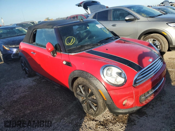 2014 MINI Convertible with VIN WMWZN3C5XET266498, listed as a Copart auction lot 77763074 with 76,680 mi miles and Non repairable. Bid and sale history available at DreamBid. Image 4.