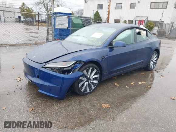 2024 Tesla Model 3 with VIN 5YJ3E1EA0RF769229, listed as a IAAI auction lot 40375043 with Not Provided miles and . Bid and sale history available at DreamBid. Image 2.