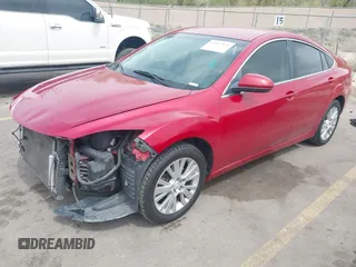 2009 Mazda 6 i Touring with VIN 1YVHP82A295M25149, listed as a IAAI auction lot 42057831 with 176,279 mi miles and . Bid and sale history available at carsss.com. Image 2.