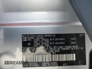 2020 Toyota RAV4 XLE Premium with VIN JTMC1RFV7LD055799, listed as a Copart auction lot 50522175 with 42,713 mi miles and Non Repairable. Bid and sale history available at carsss.com. Image 15.