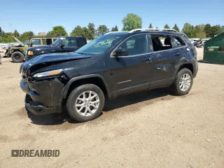 2018 Jeep Cherokee Latitude Plus with VIN 1C4PJMLB0JD535890, listed as a Copart auction lot 56225295 with 70,295 mi miles and Salvage title. Bid and sale history available at DreamBid. Image 1.