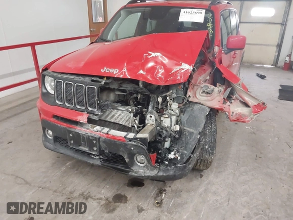 2020 Jeep Renegade Latitude with VIN ZACNJBBB3LPL03749, listed as a IAAI auction lot 41623690 with 1 mi miles. Bid and sale history available at carsss.com. Image 6.