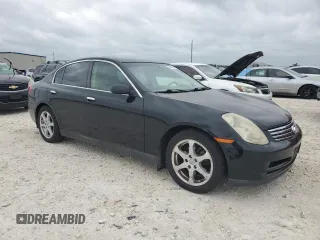2004 Infiniti G35 w/Leather with VIN JNKCV51E04M610466, listed as a Copart auction lot 54974155 with 160,364 mi miles and Clean Title. Bid and sale history available at DreamBid. Image 4.