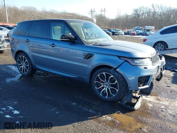 2019 Land Rover Range Rover Sport HSE Dynamic with VIN SALWV2SV7KA421090, listed as a IAAI auction lot 41161330 with 41,748 mi miles. Bid and sale history available at carsss.com. Image 1.