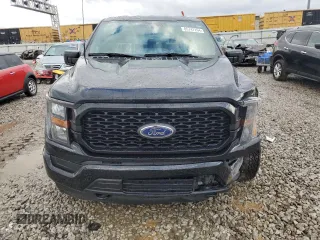 2023 Ford F-150 XL with VIN 1FTEW1EB4PKF59134, listed as a Copart auction lot 85747264 with 25,038 mi miles and Salvage Title. Bid and sale history available at carsss.com. Image 5.