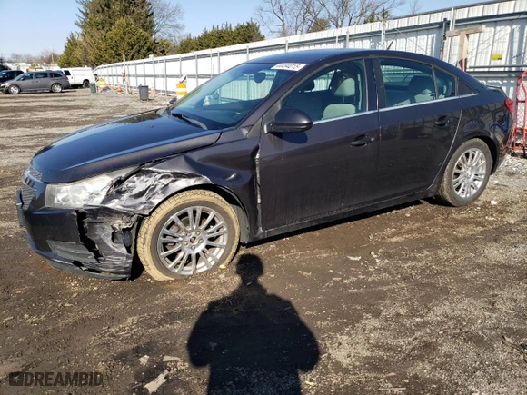 2014 Chevrolet Cruze ECO with VIN 1G1PH5SB1E7379245, listed as a Copart auction lot 44494015 with 172,294 mi miles and Salvage Title. Bid and sale history available at carsss.com. Image 1.