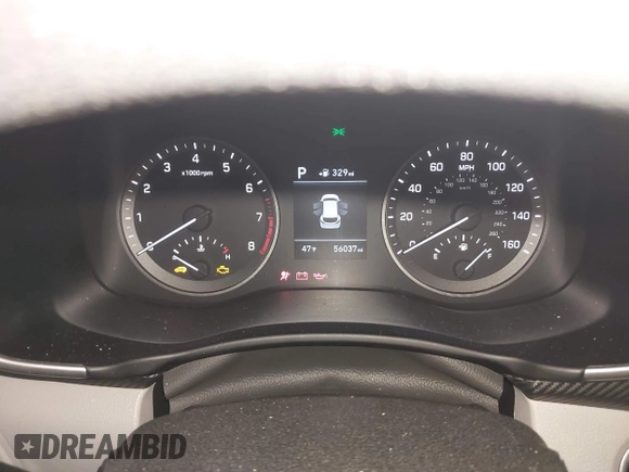 2019 Hyundai Tucson Ultimate with VIN KM8J3CAL0KU063161, listed as a IAAI auction lot 41606894 with 56,037 mi miles. Bid and sale history available at carsss.com. Image 7.