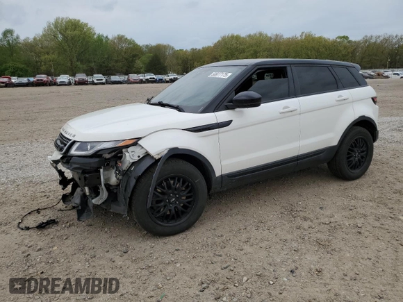 2018 Land Rover Range Rover Evoque SE with VIN SALVP2RX8JH323401, listed as a Copart auction lot 50877175 with 64,494 mi miles and Salvage title. Bid and sale history available at DreamBid. Image 1.