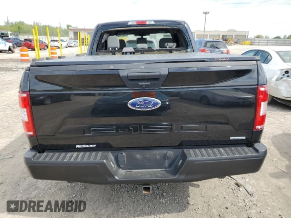 2019 Ford F-150 XL with VIN 1FTEX1CPXKFB34725, listed as a Copart auction lot 55828445 with 79,828 mi miles and Salvage title. Bid and sale history available at DreamBid. Image 6.